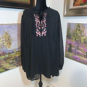 🌹 NWT CITY CHIC tunic blouse size XXL/24